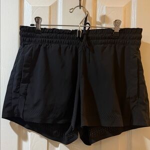 Athleta Women's Black Athletic Shorts with Elastic Waist